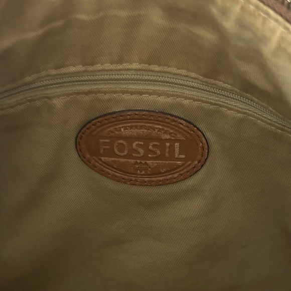 Vintage Brown Hobo Bag by Fossil - Picture 11 of 15